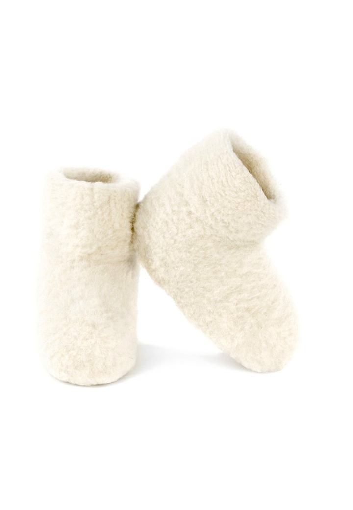 Boot Slipper Soft White