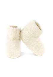 Boot Slipper Soft White