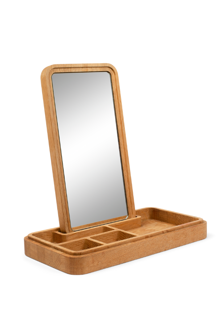 Mirror Box Solid Oak