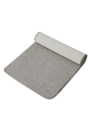 Premium Wool Yoga Mat: Silver Grey