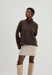 Chunky Roll Neck Sweater