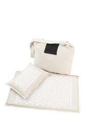 Acupressure Mat & Pillow Set: Linnen