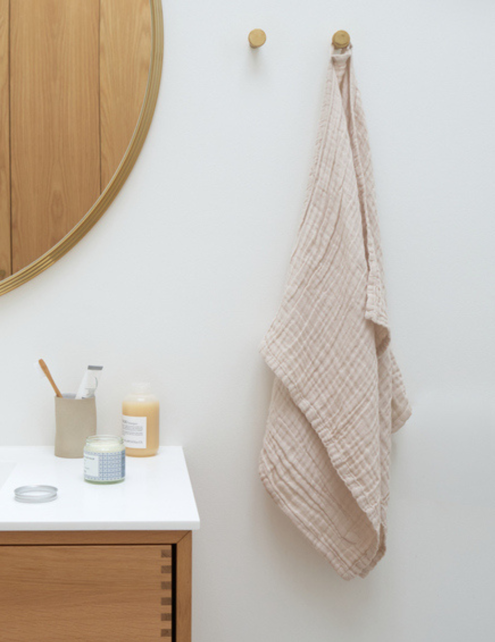 Fine Wellness Hand Towel - Stone